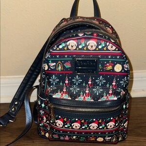 Disney Christmas Loungefly with Characters